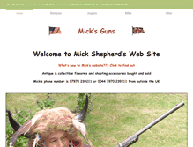 Tablet Screenshot of micksguns.com